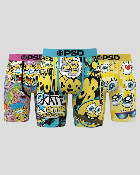 SPONGEBOB 3PK MULTI XS / MULTI