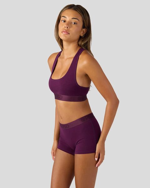 Modal Solids - Plum XS / PURPLE