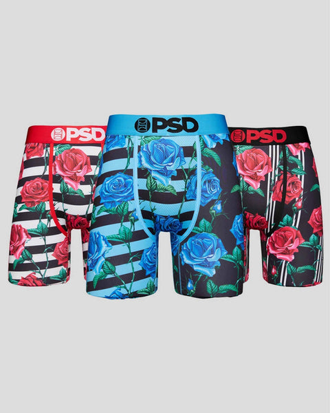 3 Pack - Striped Rose