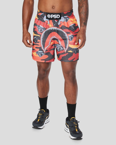 Warface Fire Diamond Camo Active Short