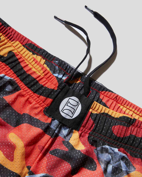 Warface Fire Diamond Camo Active Short