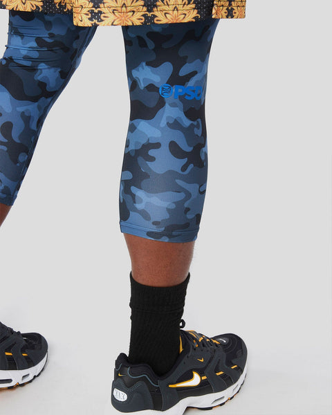 Pro Tight 3/4 - Blue Steel Camo