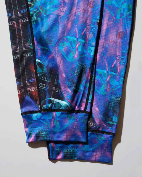 Lounge Pant - Thermal Money Diamonds